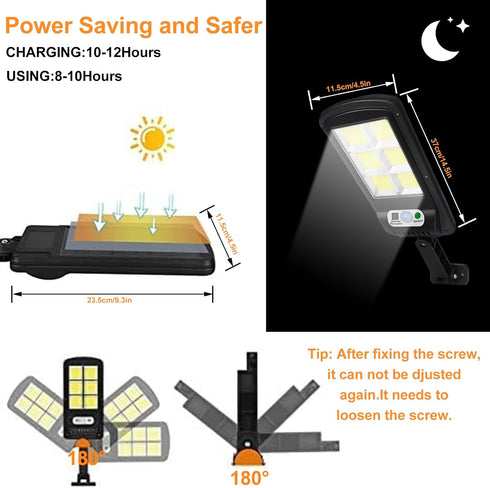 4 Pack 120 3 NUNET LED Solar Security Lights Outdoor, Motion Sensor with Remote Control, Modes Weatherproof, Dusk