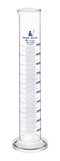 EISCO Graduated Cylinder, 1000ml - Class A Tolerance, Round Base, Blue Graduations, Borosilicate Glass