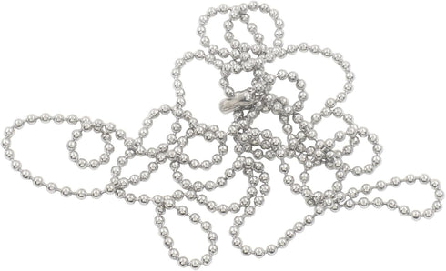Unlorspy 2Pcs 95-inch 2 2.4mm Ceiling Fan Pull Chain Extender, Standard Chain with Connectors, Rust Proof Copper Beaded