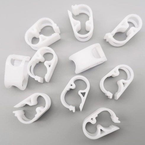 10PCS Hose Flow Control Clamp, 4 Grades Adjustable Laboratory Plastic Tubing Clip for Industrial Pipe Pinch Valve