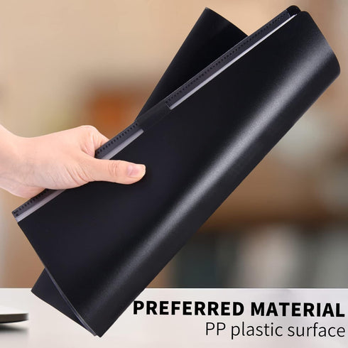 Cesil 10-Pocket File Folder, Letter A4 Project Organizer Folders with Snap Button, Plastic Document Organizer