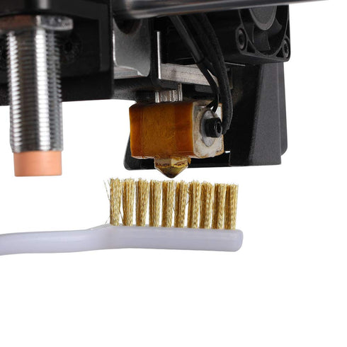 Imdinnogo 3D Printer Nozzle Cleaning Brass Wire Toothbrush Tool, 2Pcs