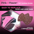Pink Power Sandpaper for 20V PP204 Cordless Electric Hand Sander, P60/P80/P120 Grit Pads