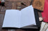 MONTEXOO Vintage Leather Journal Sketch Book, 200 Pages Notebook Diary for Men Women, 5 x 7 inch Dark Brown