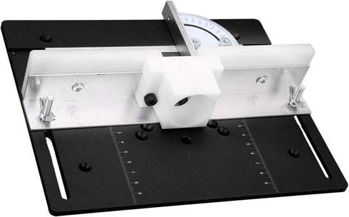 AQFNEB Aluminum Alloy Router Flip Board, Metal Woodworking Insert Base Plate for Router Table Saw, Flip Top Router