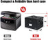 DEEGO Fireproof Document Box, Water-Resistant File Organizer Box with Lock, Portable File Box for Home Office
