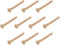 uxcell M6x55mm Furniture Screw - Hex Socket Machine Screws Zinc Plated Fasteners Bolts Full Thread (10Pcs)