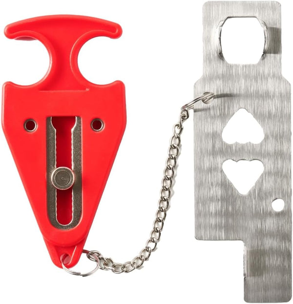 Master Lock Portable Door Lock for Travelers at Hotel, Apartment, Front Entry