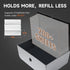 200-Sheet 10x3.1 Inches, anydry Wall-Mounted Paper Towel Dispenser, Fits Multi-Fold Towels up to Perfect for Home