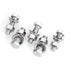 Hex Head Stainless Steel Bolts and Nuts (8 Sets) 3/8-16x1-1/4" with Flat & Lock Washers, 304 Stainless Steel 18-8