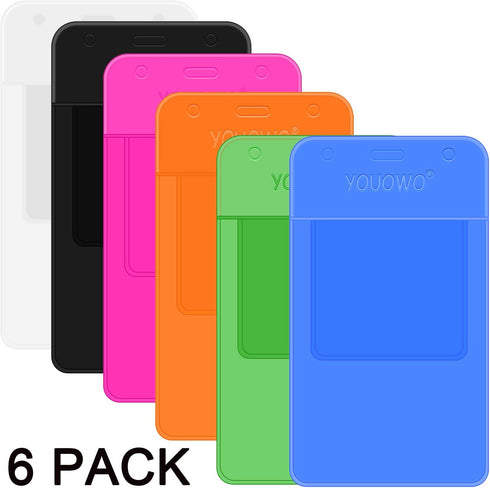 YOUOWO Heavy Duty Pocket Protectors, 6 Colors for Shirts, Lab Coats, Multi Purpose for Pen Leaks
