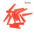 MECCANIXITY Silicone Rubber Tapered Plug, 2mm to 4.2mm Solid Red for Powder Coating, Laboratory Use, 30 Pieces