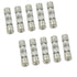 10 Pcs 15A 250V Ceramic Fuse, 6x25mm Cartridge Fast Blow Tube for Power Strip Circuit Repair