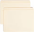 Smead File Folder, Manila, Reinforced Straight-Cut Tab, Letter Size, 100 per Box (10310)
