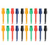 20Pcs Test Hooks Clips, Colorful Large Spring Hook Clip Test Grabber Probe for Electronic Components Testing