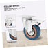 Industrial PVC Rolling Caster Wheels - Swivel & Locking for Storage