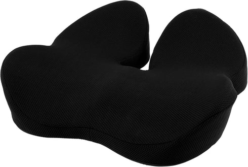 PHWRECZ Seat Cushion Memory Foam Cushion for Office Chair Car Seat, Airplane, Bleacher Sciatica Relief Desk Chair