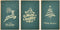 YangQian Christmas Cards with Envelopes Blank Inside 3Pcs Merry Christmas Gift Card Money
