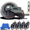 Office Chair Caster, Soft Wear-Resistant Replacement Wheels, Supports 650 LBS, Smoothly Rolls on Hardwood
