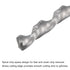 uxcell 3.2mm Solid Carbide Twist Drill Bits, 2pcs Metric Left Hand Spiral Flutes