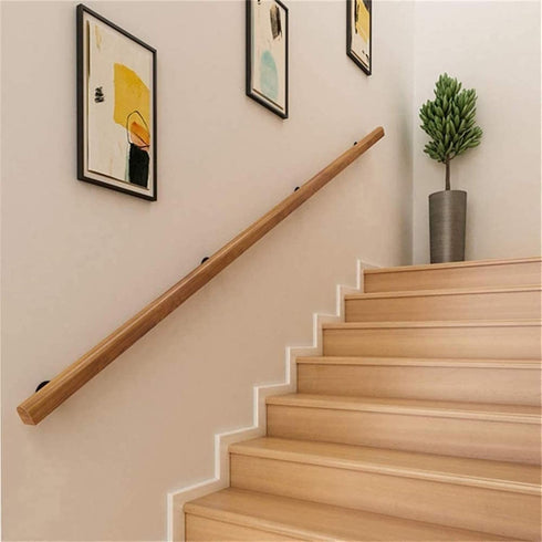 Generic (1ft-20ft) 1ft/30cm) Non-Slip Handrails - Stair Handrails, Complete Kit, Corridor Support Rod, Wood Stair