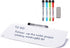 TSJ OFFICE Glass Dry-Erase Whiteboard, 16 X 6 Inches Tabletop Easel Board for Artist, Teacher, and Student