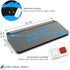 Audio-Visual Direct - Black Glass Desktop Computer Keyboard Whiteboard Notepad Set (Includes Neon Marker, Eraser &