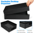 Letter-Size Tray, 2PCS Plastic Stackable A4 Paper Tray, Multi-use Large Storage Basket for Office Home Supplies, 13 x