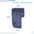 yeeplant 125Khz 5 5 Handheld Copier Writer with Keyfobs and Cards, Portable Id Card Reader for Access Control, Parking