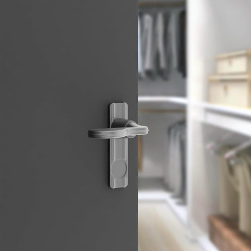 Set 5/8" 1-3/8", 2-1/2" 1-3/4" 3-1/2" Brixwell Lever Latch with Night Lock Aluminum Construction for Door Thickness