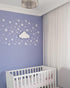 Personalized Cloud Wall Lamp for Nursery - Remote Controlled