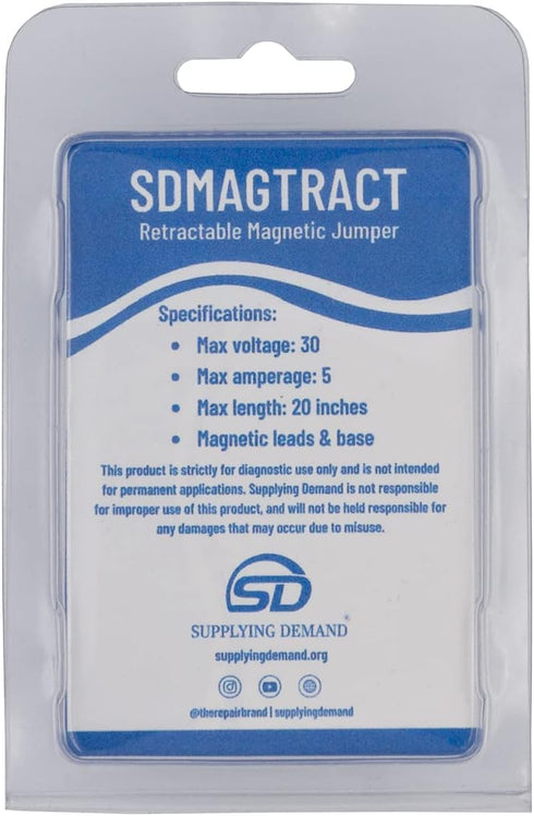 20 Inch 5A 30V Supplying Demand MAGTRACT Retractable Magnetic Jumper for Diagnostics Maximum