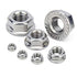 STORMCUBE M8x1.25mm DIN6923 20 Pack 304 Serrated Flange Nuts Stainless Steel Hex Lock Nuts Full Thread for Industrial