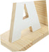 Decorative Wooden Bookends - A-Shaped Book Caddy for Desk Organization