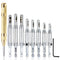 AFUNTA 8 pcs Center Drill Bit Sets with Automatic Center Punch, Self Centering Hinge Tapper for Woodworking