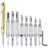 AFUNTA 8 pcs Center Drill Bit Sets with Automatic Center Punch, Self Centering Hinge Tapper for Woodworking