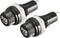uxcell 2pcs AC 10A 250V 5mm x 20mm Black Electrical Panel Mounted Screw Cap Fuse Holder
