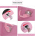 Safe Box with Key Lock, Portable Steel Fireproof Waterproof Cash Security Organizer for Travel Home Office Jewelry