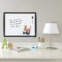 Quartet Magnetic Whiteboard, 17" x 23" Small White Board for Wall, Dry Erase Board for Kids, Perfect for Home Office & Home School Supplies, 1 Mini Dry Erase Marker, 2 Magnets, Black Frame (34608-BK) by Quartet