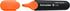 Schneider Job Highlighter, Chisel Tip, 1 + 5 mm, Black Barrel, Orange Ink, Box of 10