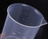 Shapenty Clear Plastic Graduated Measuring Beaker Set - 5 Sizes (50ml, 100ml, 250ml, 500ml, 1000ml), 5PCS