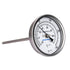 Measureman Fully Stainless Steel Pot, Kettle with Bimetal Dial Thermometer, 3" Dial, 0-250 deg F, Adjustable, 1/2" NPT