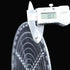 200mm/7.8 Inch Round Circle Center Finder Compass Tool, Clear Acrylic with Stainless Steel Centering Needle for Wood