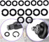 (8+8 Sets) 1/2 & 3/8" Impact Retaining Ring Clip with O-Ring for Milwaukee Electric Pneumatic Wrench