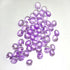 LOTOWELZON 100Pcs 14mm 2 14mm/0.55in) Crystal Glass Beads Purple Holes Octagonal Drops Chandelier Hanging Pendants