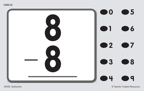 Power Pen Learning Cards: Subtraction by Teacher Created Resources (6458) Medium