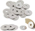 20pcs M6 304 Stainless Steel Flat Washer Adjustment Hardware Fitting Accessories for Bolts & Screws