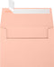 LUXPaper A4 Invitation Envelopes | 4 1/4" x 6 1/4" | Blush Pink | Peel & Press | 80lb. Text | 50 Qty