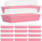 Zerodeko 50pcs Large Rectangular Sandwich Charcuterie Boxes with Lids, Disposable Bakery Takeout