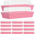 Zerodeko 50pcs Large Rectangular Sandwich Charcuterie Boxes with Lids, Disposable Bakery Takeout